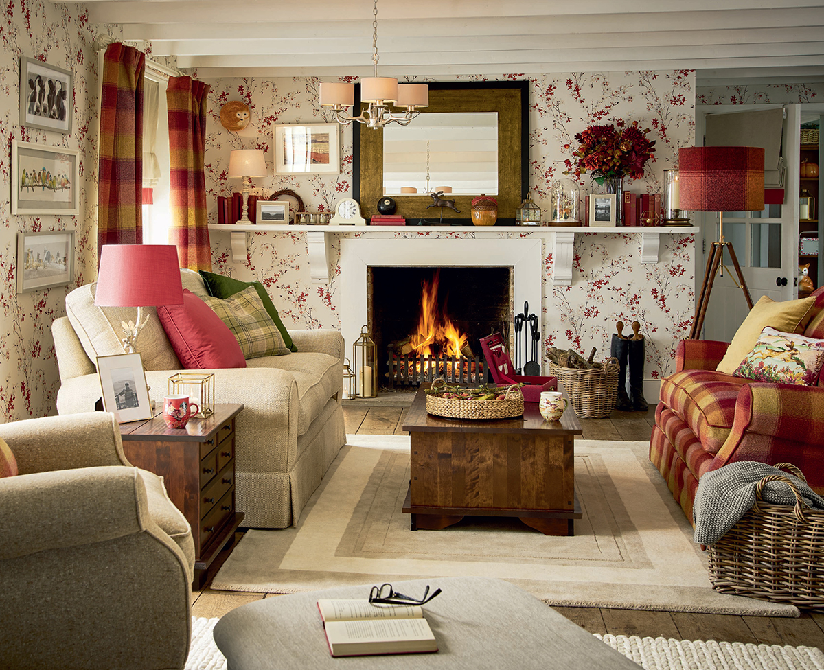 autumn color living room ideas