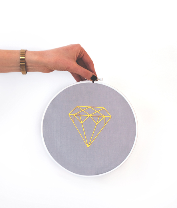 embroidery wall art