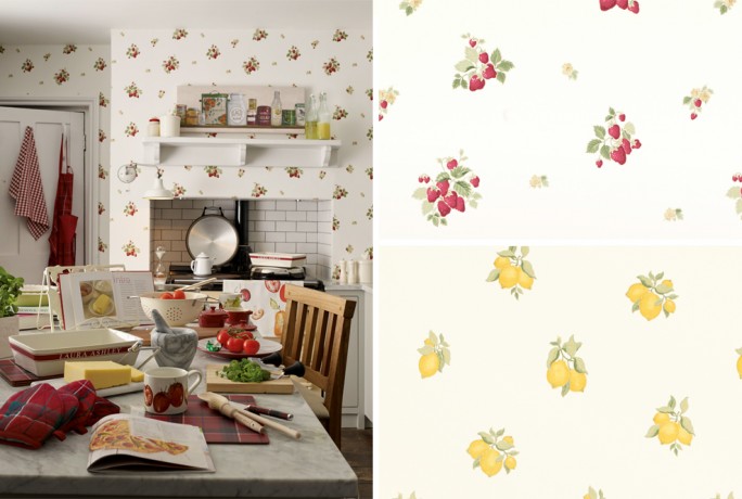 Strawberry & Lemon Grove Archive Print