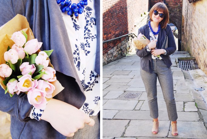 Brick Dust Glitter Jacket Blouse Trousers Accessories