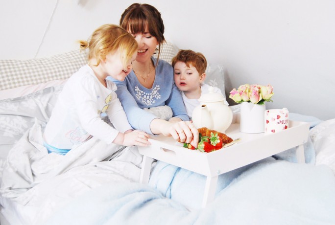 Brick Dust Glitter Mother's Day Breakfast In Bed Home Accessories