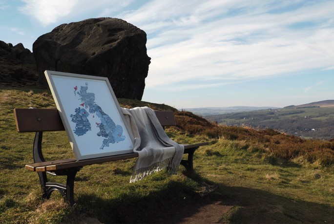 This Is Jules British Map Outdoor Accessories Throws