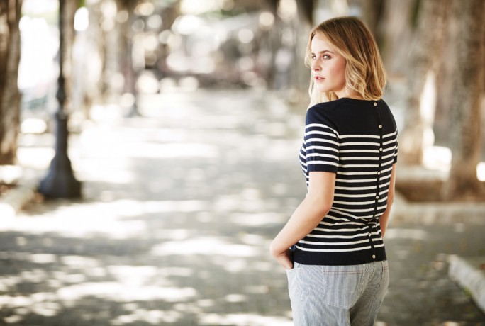 Striped Fashion Tops Tunics Trousers Culottes Accessories