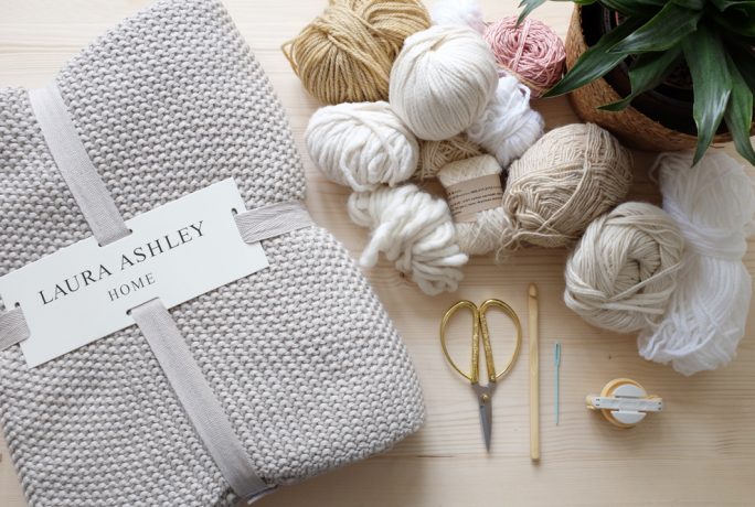 Peas And Needles Blanket DIY