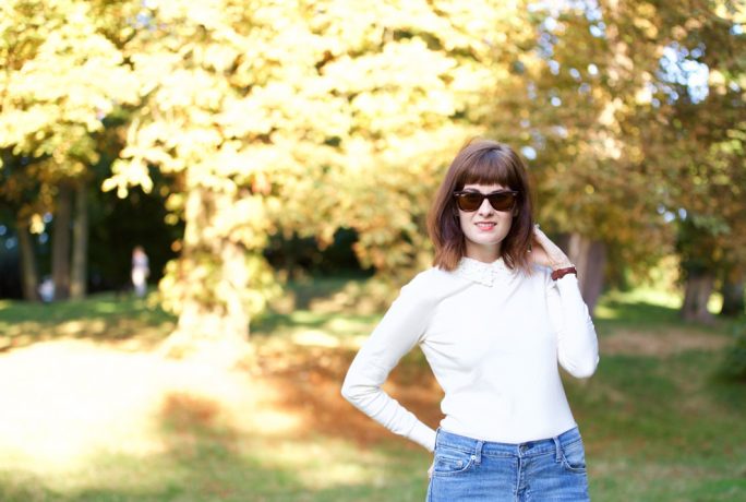 Rhyme & Ribbons Lace Blouse Lace Collar Jumper