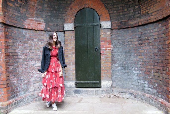 The Fash Feed Ruffle Maxi Dress