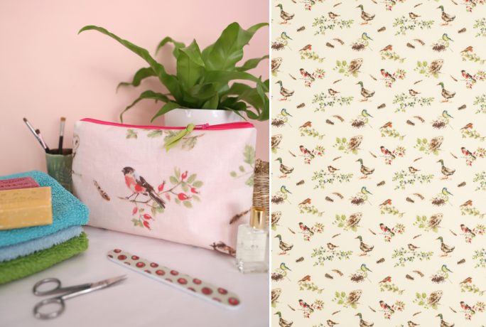 R&B Design DIY Handmade Makeup Bag PVC Fabric