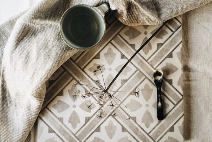 Tea With Ruby British Ceramic Tile