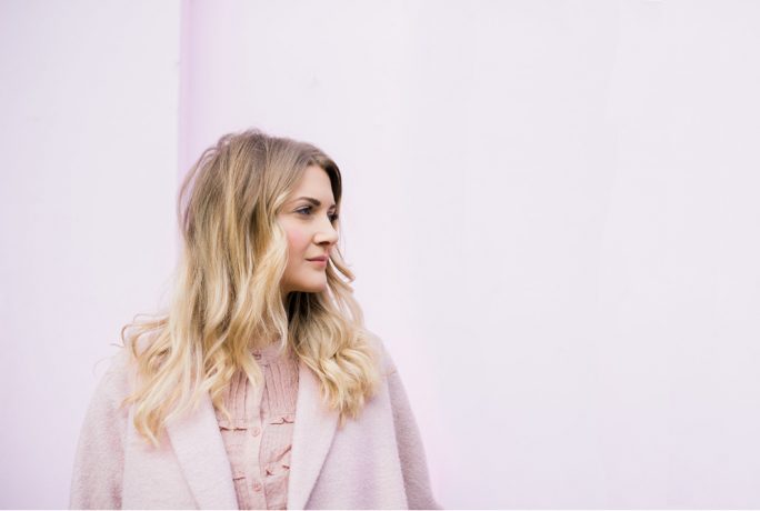 Within These Walls Pink Pastel Coat Blouse