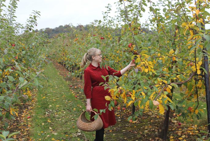 Everything Looks Rosie Corduroy Dress Autumn